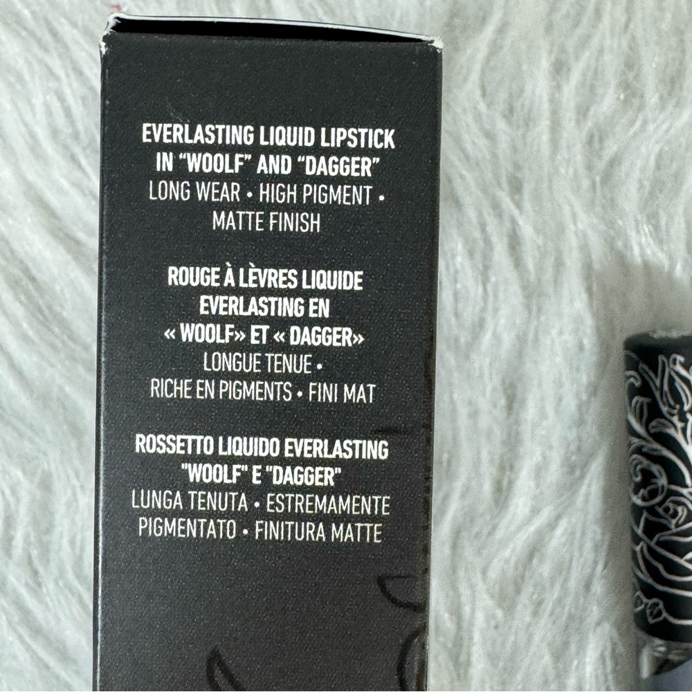 Kat Von D Smoke & Mirrors Lip Duo Woolf and Dagger New - Picture 6 of 7